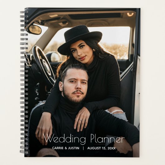 写真パーソナライズされた結婚の プランナー手帳 (正面)