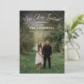 写真パーソナライズされた結婚式招待状 招待状