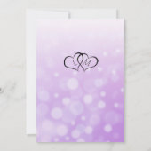 写真パーソナライズされた結婚式招待状 招待状 (裏面)