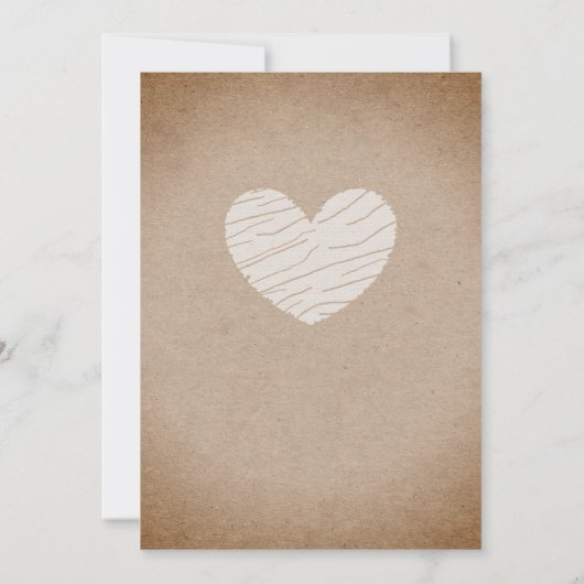 写真パーソナライズされた結婚式招待状 招待状 (裏面)