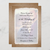 写真パーソナライズされた結婚式招待状 招待状 (正面/裏面)