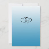 写真パーソナライズされた結婚式招待状 招待状 (裏面)