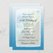 写真パーソナライズされた結婚式招待状 招待状 (正面/裏面)