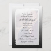 写真パーソナライズされた結婚式招待状 招待状 (正面)