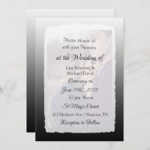 写真パーソナライズされた結婚式招待状 招待状 (正面/裏面)