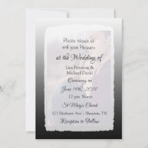 写真パーソナライズされた結婚式招待状