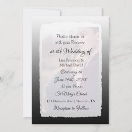 写真パーソナライズされた結婚式招待状 招待状