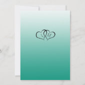 写真パーソナライズされた結婚式招待状 招待状 (裏面)