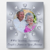 写真パーソナライズされた結婚記念館 フォトプラーク (正面)