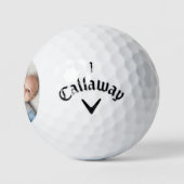 写真パーソナライズされた自分のゴルフボールを作成 ゴルフボール (ロゴ)