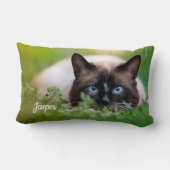 写真パーソナライズされた自分の形見を作成 ランバークッション (裏面)