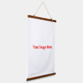 写真パーソナライズされた自撮り木製トップウォールタペストリー 吊り下げ型タペストリー (傾斜あり)