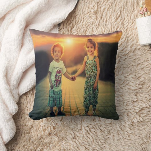 写真パーソナライズされた装飾用クッション クッション (ブランケット)