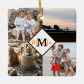 写真パーソナライズされた記憶 セラミックオーナメント (正面)