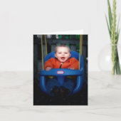 写真パーソナライズされた誕生日カード カード (正面)