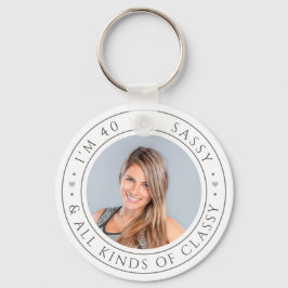 写真パーソナライズされた誕生日パーティーが彼女のために好意 キーホルダー