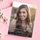 写真パーソナライズされた誕生日任意の年齢 招待状