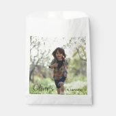 写真パーソナライズされた誕生日 フェイバーバッグ (正面)