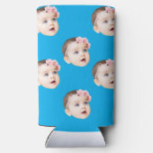 写真パーソナライズされた贈りおもしろい物 スリム缶クーラー (裏面)