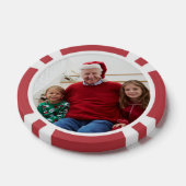 写真パーソナライズされた赤（番号5） ポーカーチップ (シングル)