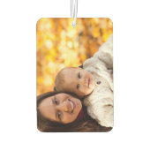 写真パーソナライズされた車 カーエアーフレッシュナー (裏面)