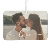 写真パーソナライズされた車 カーエアーフレッシュナー (裏面)