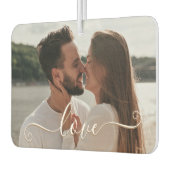 写真パーソナライズされた車 カーエアーフレッシュナー (左)