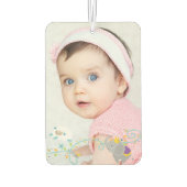 写真パーソナライズされた車 カーエアーフレッシュナー (裏面)