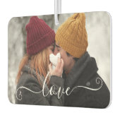 写真パーソナライズされた車 カーエアーフレッシュナー (左)