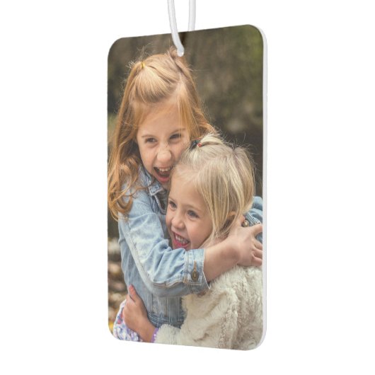 写真パーソナライズされた車 カーエアーフレッシュナー (左)