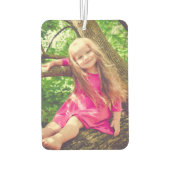 写真パーソナライズされた車 カーエアーフレッシュナー (裏面)