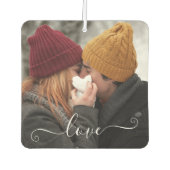 写真パーソナライズされた車 カーエアーフレッシュナー (正面)