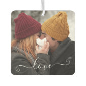 写真パーソナライズされた車 カーエアーフレッシュナー (裏面)