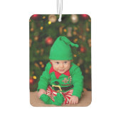 写真パーソナライズされた車 カーエアーフレッシュナー (裏面)