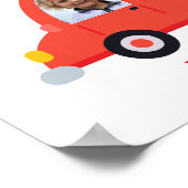 写真パーソナライズされた車 ポスター (角)