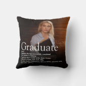 写真パーソナライズされた院定義 クッション (裏面)