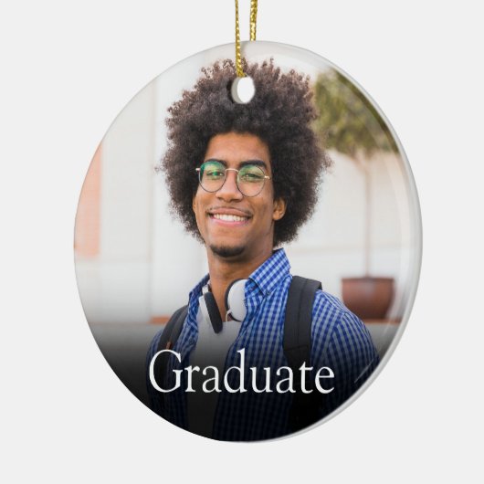 写真パーソナライズされた院定義 セラミックオーナメント (左)