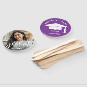 写真パーソナライズされた院生ファン ハンドファン (組立なし)