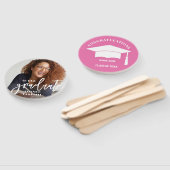 写真パーソナライズされた院生ファン ハンドファン (組立なし)