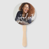 写真パーソナライズされた院生ファン ハンドファン (正面)