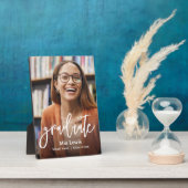 写真パーソナライズされた院生 フォトプラーク (側面)