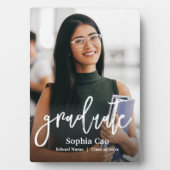 写真パーソナライズされた院生 フォトプラーク (正面)