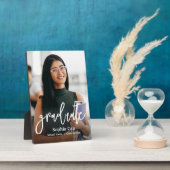 写真パーソナライズされた院生 フォトプラーク (側面)