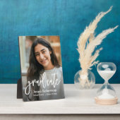 写真パーソナライズされた院生 フォトプラーク (側面)