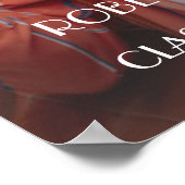 写真パーソナライズされた院生 ポスター (角)