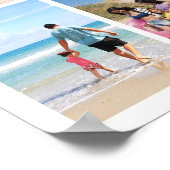 写真パーソナライズされた10枚コラージュ ポスター (角)