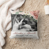 写真パーソナライズされた16"x16"装飾用クッション幾何学模様 クッション (ブランケット)