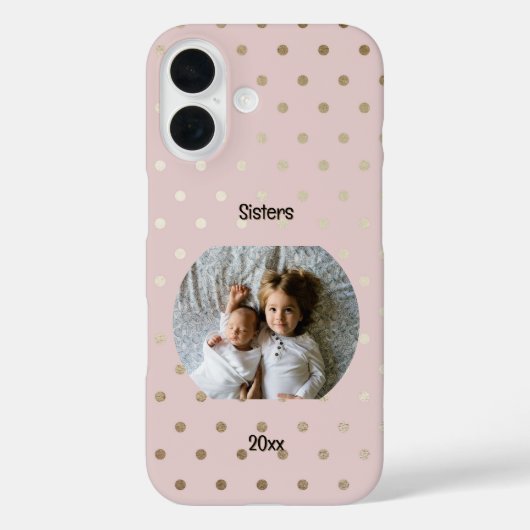 写真パーソナライズされた2行文字カスタム Case-Mate iPhoneケース (裏面)