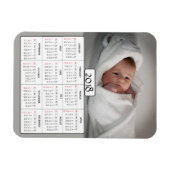 写真パーソナライズされた2018カレンダー磁石 マグネット (横)