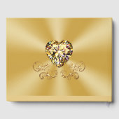 写真パーソナライズされた50周年結婚 ゲストブック (裏面)